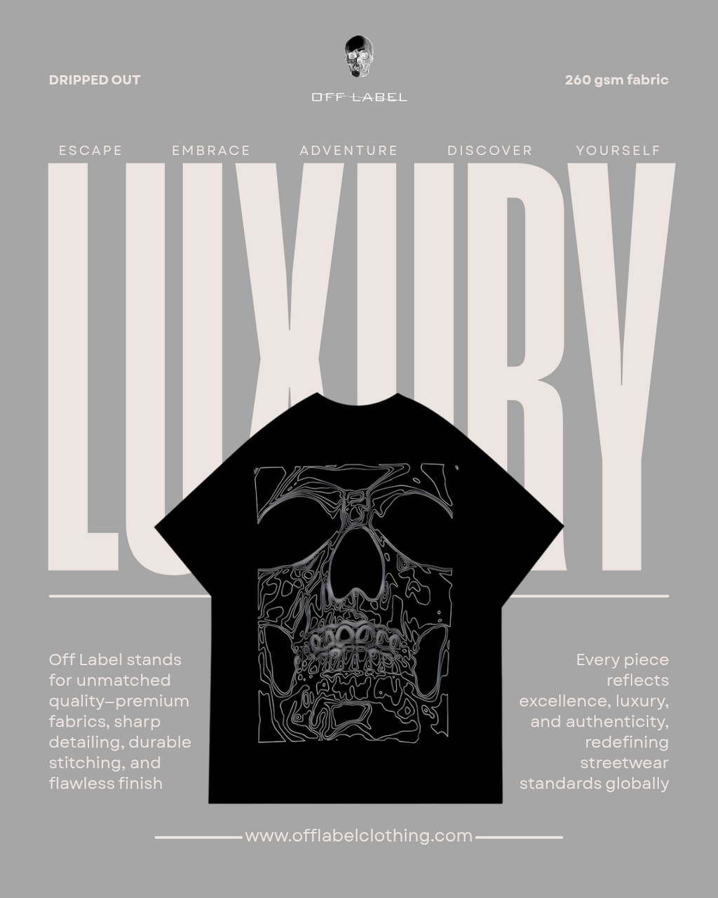 Off label x skeleton face