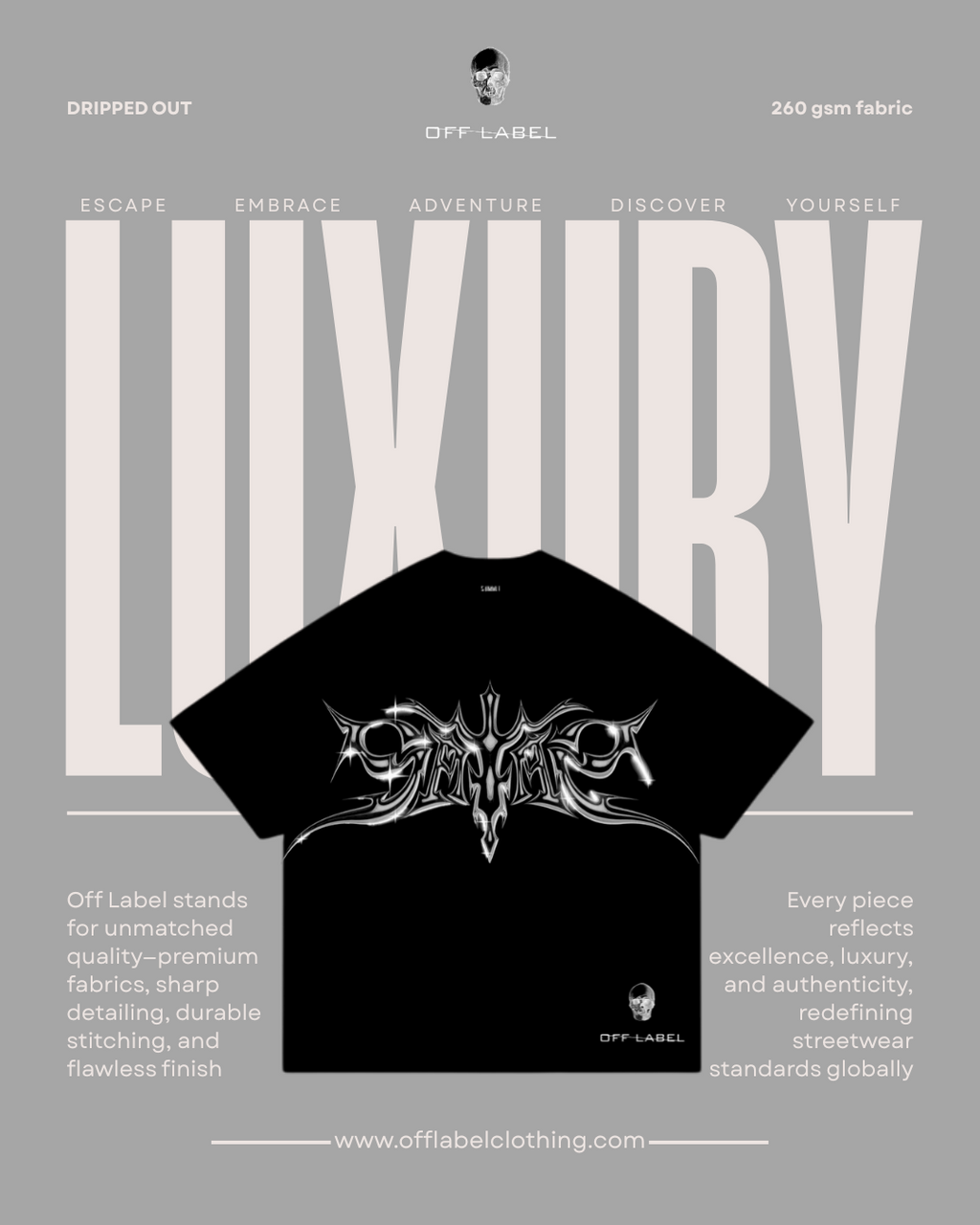 Off label x 3d caligraphy