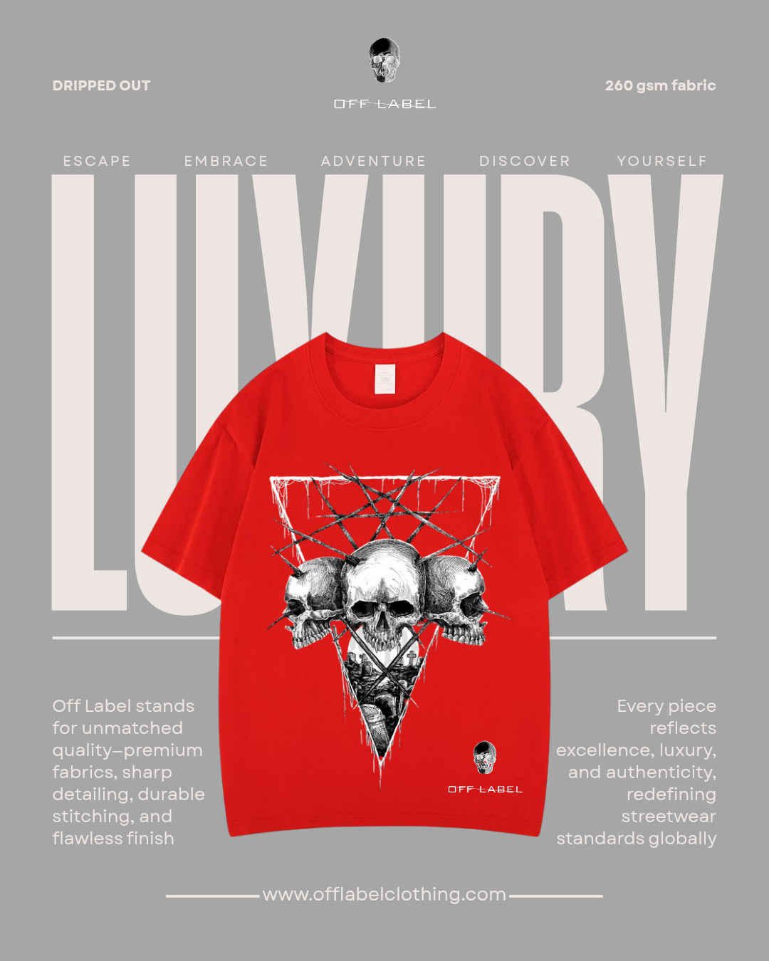 Off label x Sharp skull