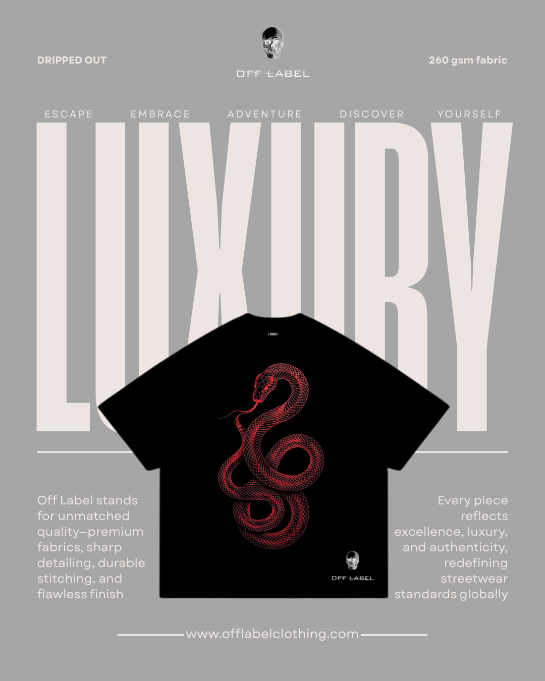 Off label  x Red snake