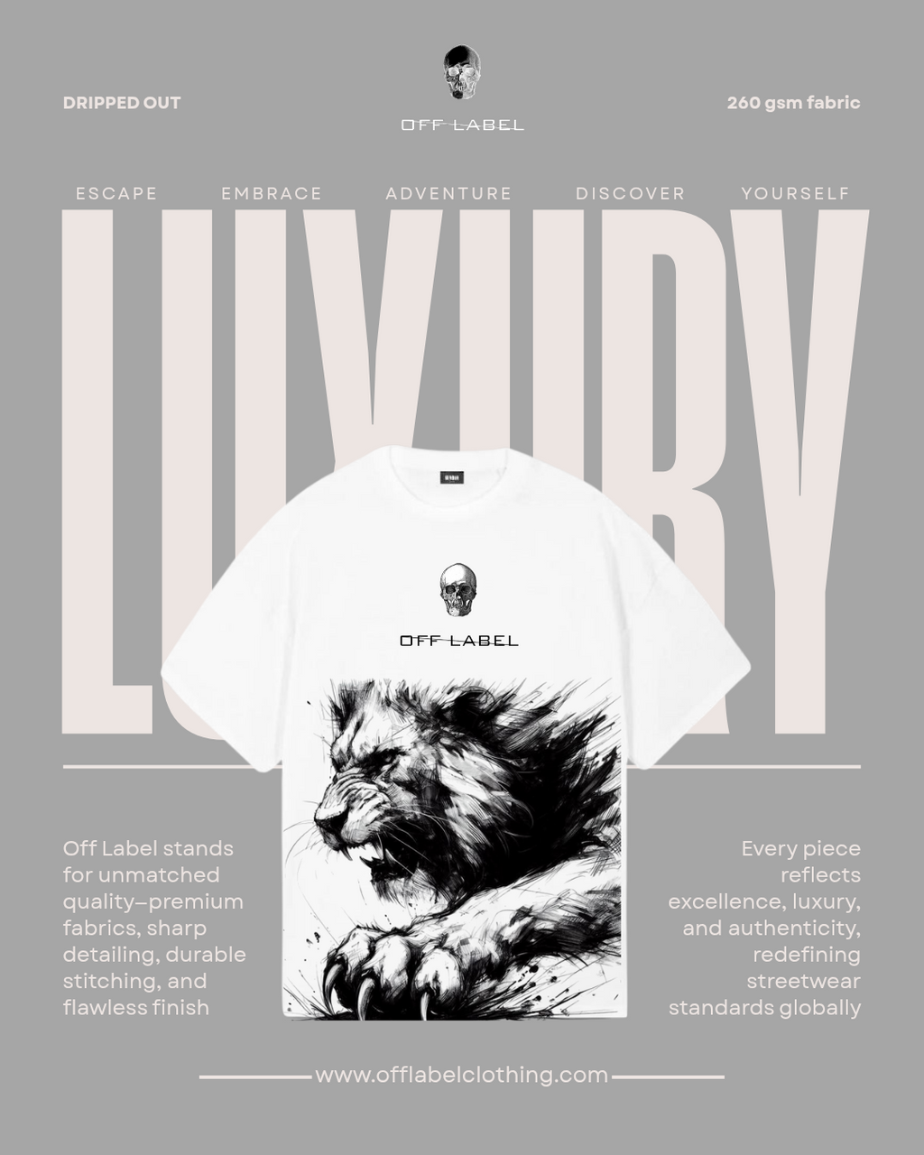 Off label x Fierce lion