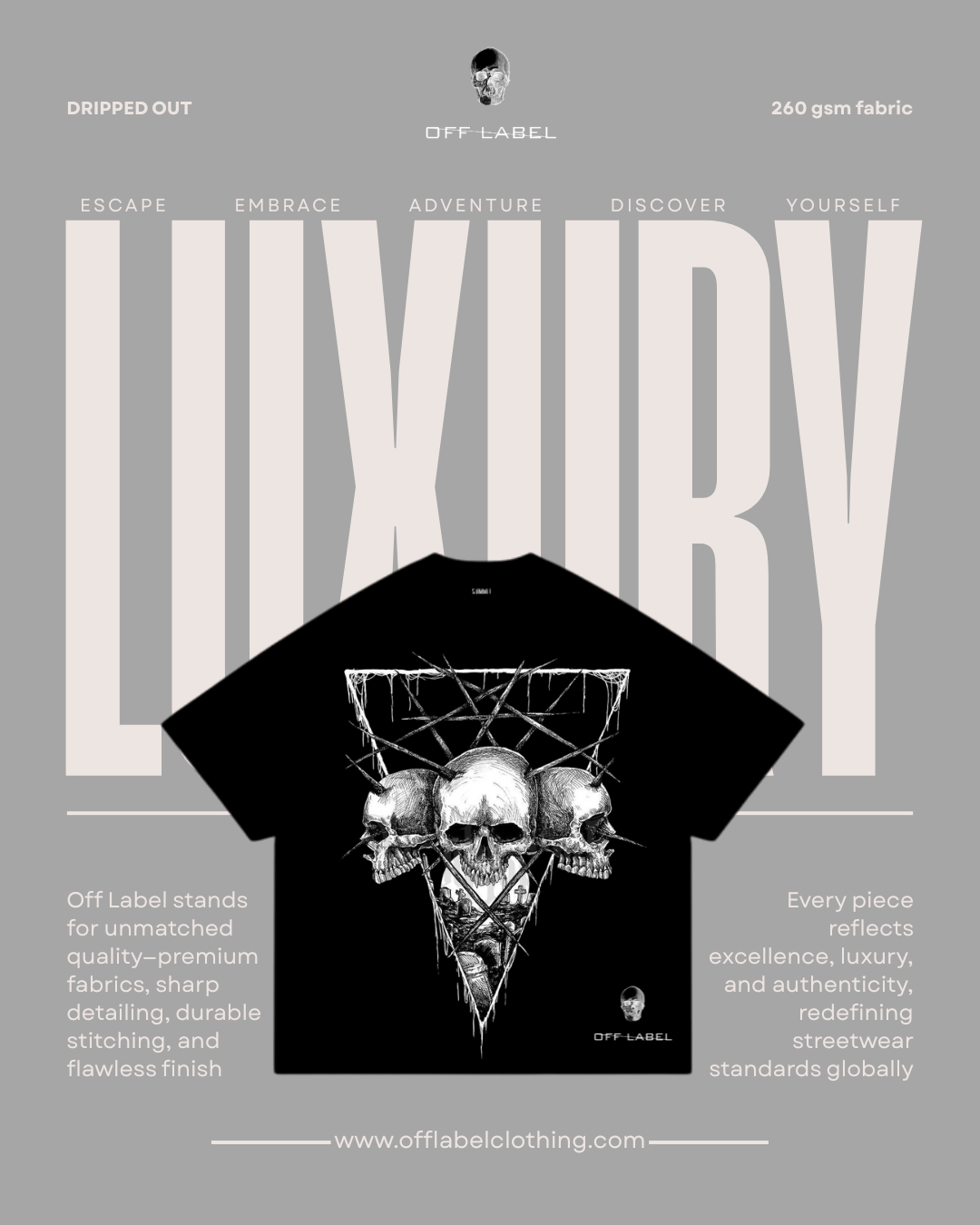 Off label x Sharp skull