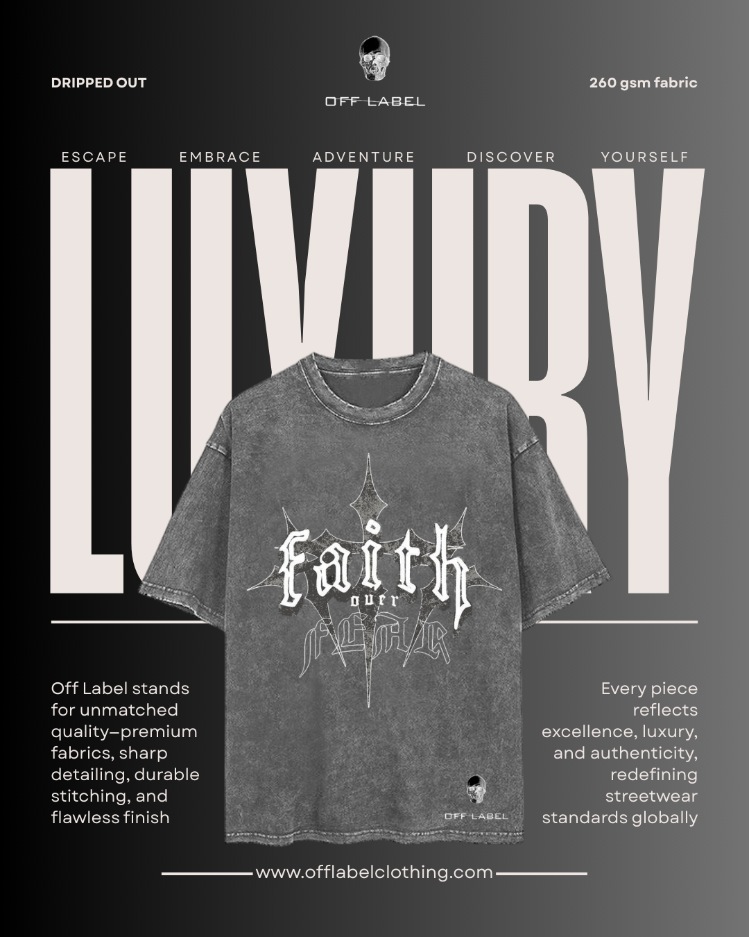 Off label x Faith (Lava dye)