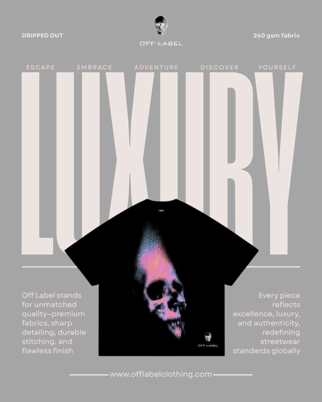 Off label x Skeleton faded